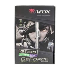 Imagem de Placa de Vídeo NVIDIA GeForce GT610 2GB DDR3 64-Bits Low Profile - AF610-2048D3L7-V6, AFOX
