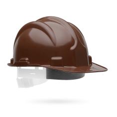 Imagem de Capacete De Segurança Epi Carneira Plastcor - Marrom