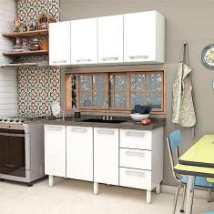 Imagem de Armário Aéreo de Cozinha em Aço 150cm 3 Portas Vênus Cozimax Branco