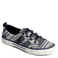 Imagem de Sperry Tênis feminino de cano alto Crest, Listra azul marinho, 35