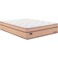 Imagem de Colchão Casal Molas Ensacadas 138x188x36cm Estocolmo Mannes Branco/Bege