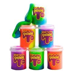 Imagem de Massinha Slime Color Gelelé 152g KIT C/6 sortido