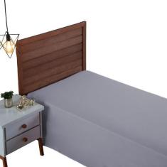 Imagem de Lençol Solteiro 01 Peça Sem Elástico Cama Box Percal 300 Fios Algodão