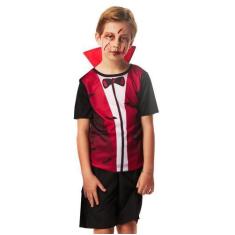 Imagem de Fantasia Halloween Infantil Vampiro Poncho Mexicano Palhaça - FSP, G, 