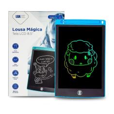 Imagem de Lousa Mágica Digital Lcd Infantil Grande 8,5 Polegadas Azul