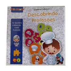 Imagem de Quebra-Cabeça Descobrindo Profissões Jogo Educativo - Bate Bumbo
