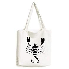 Imagem de Constellation Scorpio signo do zodíaco sacola de lona bolsa de compras casual bolsa de mão