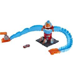 Imagem de Hot Wheels Pista City Nêmesis Gorila Posto Gasolina - Mattel