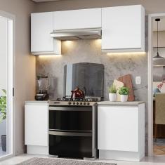 Imagem de Armário de Cozinha Completa 180cm Branco Glamy Madesa 12