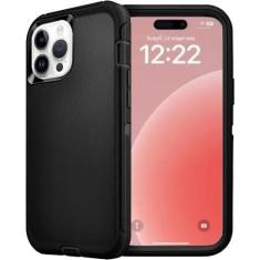 Imagem de Cljlixcy Compatível com iPhone 15 Pro Max (6,7 polegadas), capa de telefone resistente e resistente para bolso, proteção de grau militar durável à prova de choque/à prova de queda/poeira capa protetora para 15 Pro Max