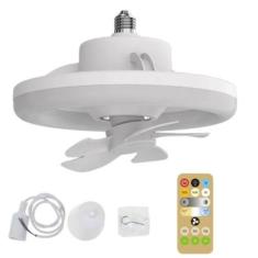 Imagem de Ventilador De Teto Lampada De 30w Com Luz Integrada E27 Teto com contr