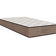 Imagem de Colchão Solteiro Ibrido eps Molas Ensacadas molas ensacadas Torino Orthoflex 32x78x188cm Marrom e Bege