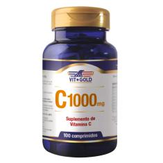 Imagem de Vitamina C 1000 mg Vitgold 100 comprimidos
