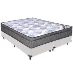 Imagem de Cama Box e Colchão ISO Superpocket Molas Ensacadas Queen Ortobom,  Bra