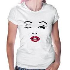 Imagem de Baby Look Cílios Boca Olhos Piscando - Foca Na Moda