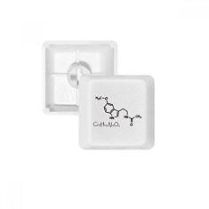 Imagem de Chemistry Kowledge – Teclado mecânico com fórmula estrutural, kit de atualização de jogos PBT