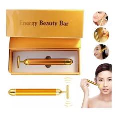Imagem de Massageador Facial Vibrata Gold Harmonização Energy Beauty - Golden, V