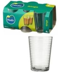 Imagem de Kit c/ 6 Copo Ginga Refresco 280ml Vidro