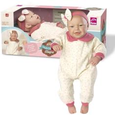 Imagem de Boneca Bebê Real Alegre Coleção Expressões 5079 - Roma