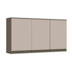 Imagem de Armário Aéreo de Cozinha Henn Connect c/120cm Duna/Cristal