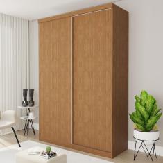 Imagem de Guarda-roupa Solteiro Kiara 2 Porta De Correr Carvalho - Minastex