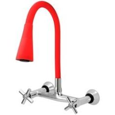 Imagem de Torneira Misturador Gourmet Flexível Cone  Parede