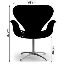 Imagem de Cadeira Com Capitonê Poltrona Tulipa Bege Base Giratória