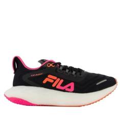 Imagem de Tênis Fila Float Maxxi Feminino Preto e Coral