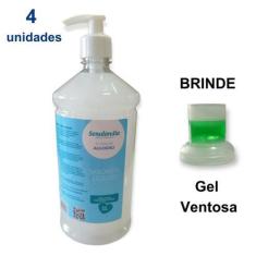 Imagem de Kit 4 Sabonete Líquido 1 Litro Grande Delicioso Consistente Corporal M