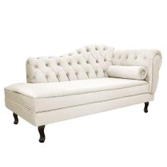 Imagem de Diva Recamier Diana 130cm Lado Esquerdo Corano - Adj Decor Cor Bege