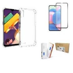 Imagem de Kit Carregador Portátil LG K22 + Capa + Película De Vidro 3D