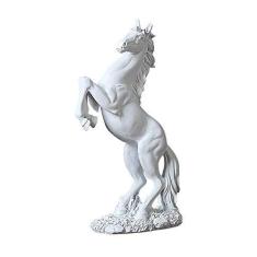 Imagem de Serenable Estátua de Cavalo Decoração para Casa Escultura Resina Decorativa Moderna - 
