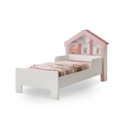 Imagem de Berço Cama C/organizador C/telhadinho Cristal Rosa-envio Ja
