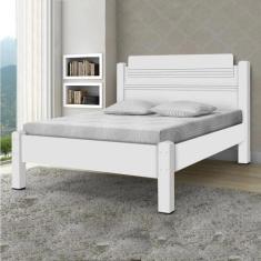 Imagem de Cama Casal Paris  Branco - Gabrielli - Gabrielli Móveis