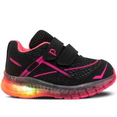 Imagem de Tênis Infantil Escolar Led Nº 22 Ao 27 Menino Menina 11.108-Unissex