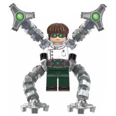 Imagem de Boneco Blocos De Montar Doutor Octopus White Homem Aranha