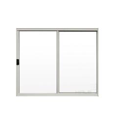 Imagem de Janela de Alumínio de Correr 100x100cm 2 Folhas Hale Esquadrias Branco
