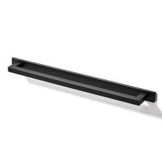 Imagem de TUNNY Pacote com 5 alças quadradas sólidas de 320 mm, espaçamento de parafuso, preto fosco, puxadores de móveis para armários de cozinha, quarto, cômoda, guarda-roupa, puxadores