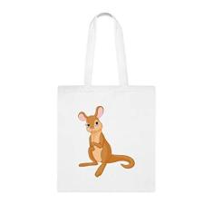 Imagem de Sacola canguru para bebê, presente canguru para bebê, bolsa de ombro canguru para bebê, bolsas reutilizáveis canguru para bebê, ideia de presente de cesta de Natal de aniversário, presente para ela, presente para ele, bolsa feminina, Branco