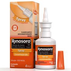 Imagem de Rinosoro Sic 9mg/ml Descongestionante Nasal em Spray com 50ml 50ml Solução Nasal