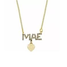 Imagem de Colar Mãe Eterno Amor Folheado a Ouro 18k