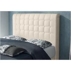 Imagem de Cabeceira Para Cama Casal Box 1,60 cm Califórnia Suede Bege