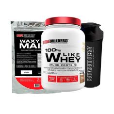 Imagem de Whey Protein Bodybuilders Like Whey 100%  900g +  Waxy Maize 800g  + Coq-Unissex