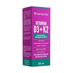 Imagem de Vitamina D3+ K2 Em Gotas 20ml - Sanavita