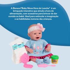 Imagem de Boneca Hora Do Lanche Baby Ninos Bichinhos Com Acessórios - Cotiplás