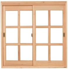 Imagem de Janela De Correr Quadriculada JE221 120cm x 150cm Esel Marroml