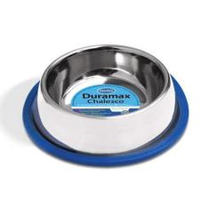 Imagem de Comedouro Inox Chalesco Duramax Com Silicone - 470 Ml