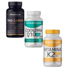 Imagem de Trio Cardio + Coenzima Q10 Coq10 + Vit. K2 Mk 7- Nutrigenes