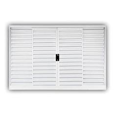 Imagem de Janela Veneziana Aço 4 Folhas Mgm Minas Sul 100cmx120cm Branco