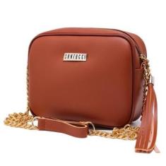 Imagem de Bolsa Feminina Mini Bag Alça Corrente Quadrada Elegante Santucci-Feminino